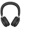 Image de Jabra Evolve2 75 - Micro-casque - sur-oreille - Bluetooth - sans fil - Suppresseur de bruit actif - USB-A - isolation acoustique - noir - avec support de chargement - Certifié pour Microsoft Teams