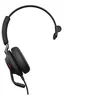 Image de Jabra Evolve2 40 SE MS Mono - Micro-casque - sur-oreille - filaire - USB-C - isolation acoustique - Certifié pour Microsoft Teams