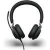 Image de Jabra Evolve2 40 SE UC Stereo NC (USB-C) (Filaire, USB-C, Avaya, Cisco, Skype), Casque micro de bureau, Noir