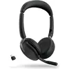 Image de Jabra Evolve2 65 Flex UC (Sans fil, USB-C, Les équipes Microsoft, Unify), Casque micro de bureau, Noir