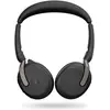 Image de Jabra Evolve2 65 Flex MS (Sans fil, USB-C, Les équipes Microsoft), Casque micro de bureau, Noir