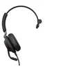 Image de Jabra Evolve2 40 SE UC Mono - Micro-casque - sur-oreille - filaire - USB-C, USB-A - isolation acoustique - Optimisé pour la CU