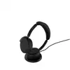 Image de Jabra Evolve3 65 Flex MS + Ladestation (Sans fil, USB-C, Les équipes Microsoft), Casque micro de bureau, Noir