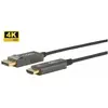 Image de MicroConnect DP-HDMI-1000V1.4OP Adaptateur d'interface de câble/d'émetteur DisplayPort HDMI 2.0 Noir (10 m), Câble vidéo, Noir
