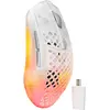 Image de SteelSeries Aerox 3 Gen 2 Ghost (Filaire, Sans fil), Souris, Blanc