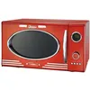 Image de Four à micro-ondes rétro avec grill 23L Melissa 16330129 Rouge métallique