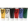 Image de Creativ Company, Peinture loisirs créatifs, Verf acrylique - couleurs disparates, 02 - mat, 6x20ml (120 ml)