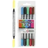 Image de Creativ Company, Écriture + dessin, Dubbelzijdige Stiften - Couleurs de base, 6pcs. (6x)
