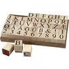 Image de Creotime série de timbres alphabet 20 x 20 mm 45 parties