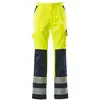 Image de Mascot, Pantalon de travail, Pantalon de sécurité Olinda EN 20471 classe 2 jaune vif marine 48 (48)