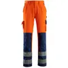 Image de Mascot, Pantalon de travail, Pantalon de sécurité Olinda EN 20471 classe 2 warnorange marine 50 (50)