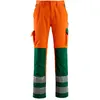 Image de Mascot, Pantalon de travail, Pantalon de sécurité "Olinda" orange/vert taille 51 (51)