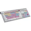 Image de Logickeyboard LKB-PT-AJPU-FR - Standard - filaire - USB - AZERTY - Multicolore (FR, Filaire), Clavier, Multicolore