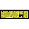 Image de Logickeyboard XL Print PC Slim Line NERO (DE, Filaire), Clavier, Noir