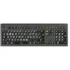 Image de Logickeyboard XL-Print Astra 2 Noir sur blanc FR Mac (DE, Filaire), Clavier, Noir