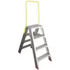Image de Jumbo Stillads, Échelle, Jumbo Super Proff Arbejdsbuk - 4 trin. Modèle standard (Topplade 22x40 cm.). (Escabeau, 107 cm)