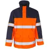 Image de Mascot, Veste de travail, Parka d'hiver haute visibilité Savona orange-marine taille L (L)