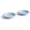 Image de HAY - Barro Keramikschalen Ø20 cm - 2er-Pack (Hellblau), Saladier + bol, Bleu