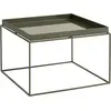 Image de HAY, Table basse, - Table basse Tray - 60 x 60 x 39 cm - Vert olive (60 x 60 x 39 cm)