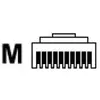 Image de Datalogic - Câble série - RJ-45 (10 broches) (M) - 3.7 m - pour Gryphon I GD4110, GD4130; Magellan 95XX; QuickScan I QD2110, QD2130