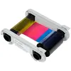 Image de Evolis, Ruban d'étiquetage, Ruban de couleur 1/2 YMCKO (6 cm, Multicolore)