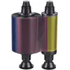Image de Evolis, Ruban d'étiquetage, Ruban de couleur (YMCKO) (Multicolore, Transparent)