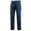 Image de Mascot, Pantalon de travail, Pantalons Mannheimbleu-noir / bleu bleuet (52)