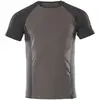 Image de Mascot, Unisexe, T-shirt, T-shirt Potsdam taille 2XL, anthracite foncé/noir, Gris, Noir, (XXL)