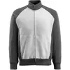 Image de Mascot, Unisexe, Pull-over, Veste Sweat Amberg blanc/anthracite foncé, taille 4XL, Gris, Blanc, (4XL)