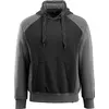 Image de Mascot, Unisexe, Pull-over, Ratisbonne Sweatshirt à capuche taille 3XL, noir/anthracite foncé, Noir, Gris, (3XL)