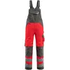 Image de Mascot, Pantalon de travail, salopette de sécurité unisexe Newcastle rouge, anthracite foncé taille 98 (98)