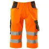 Image de Mascot, Pantalon de travail, pantalon de sécurité unisexe court Luton orange, anthracite foncé taille 50 (50)