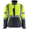Image de Mascot, Veste de travail, Veste softshell Kiama jaune/noir-bleu taille S (S)