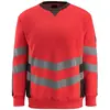 Image de Mascot, Veste de travail, T-shirt de sécurité unisexe à manches longues Wigton rouge Taille XL (3XL)