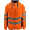Image de Mascot, Veste de travail, T-shirt de sécurité unisexe à manches longues Corby orange, bleu noir taille 2XL (XXL)