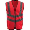 Image de Mascot, Veste de travail, gilet de sécurité unisexe Wingate rouge taille L (L)
