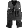 Image de Mascot, Veste de travail, Gilet porte-outils Baza avec quatre poches suspendues, noir taille S (S)