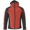 Image de Mascot, Veste de travail, Veste softshell homme "DARMSTADT" Unique rouge, noir taille L (L)