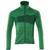 Image de Mascot, Pantalon de travail, Fleecepullover mit Reissverschluss Microfleecejacke Grösse 2XL, grasgrün/grün (XXL)