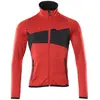 Image de Mascot, Veste de travail, Fleecepullover mit Reissverschluss Microfleecejacke Grösse 3XL, verkehrsrot/schwarz (3XL)