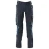 Image de Pantalon de travail avec poches genouillères MASCOT Accelerate - 18579-442-Bleu marine-82-60