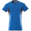 Image de Mascot, Haut de travail, T-Shirt, moderne Passform T-shirt Grösse S ONE, azurblau/schwarzblau (Taille unique)