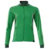 Image de Mascot, Femmes, Pull-over, Sweat-shirt zippé pour femme Accelerate vert gazon/vert Gr. S, Vert, (S)