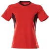 Image de Mascot, Haut de travail, T-Shirt, Damen Damen T-shirt Grösse M ONE, verkehrsrot/schwarz (M)