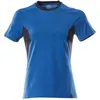 Image de Mascot, Haut de travail, T-Shirt, Damen Damen T-shirt Grösse 2XLONE, azurblau/schwarzblau (XXL)