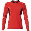 Image de Mascot, Haut de travail, T-Shirt, Langarm, Damen T-shirt Grösse XS ONE, verkehrsrot/schwarz (L)