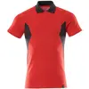 Image de Mascot, Haut de travail, Polo-Shirt, moderne Passform Polo-shirt Grösse L ONE, verkehrsrot/schwarz (3XL)