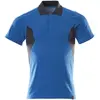 Image de Mascot, Haut de travail, Polo-Shirt, moderne Passform Polo-shirt Grösse XL ONE, azurblau/schwarzblau (XL)