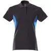 Image de Mascot, Haut de travail, Polo Accelerate Femme Bleu Noir/Azur Gr.XS (XL, XS)