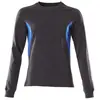 Image de Mascot, Haut de travail, Sweatshirt Accelerate Femme Noir/Bleu Azur Gr.3XL (3XL)
